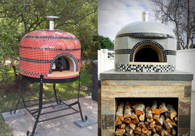 Forno Bravo 28 Inch Napolino70 Wood Fired Freestanding Pizza Oven