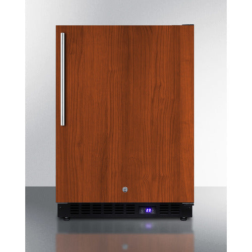 Summit 24 Inch Outdoor Freezer with Panel Ready Solid Door