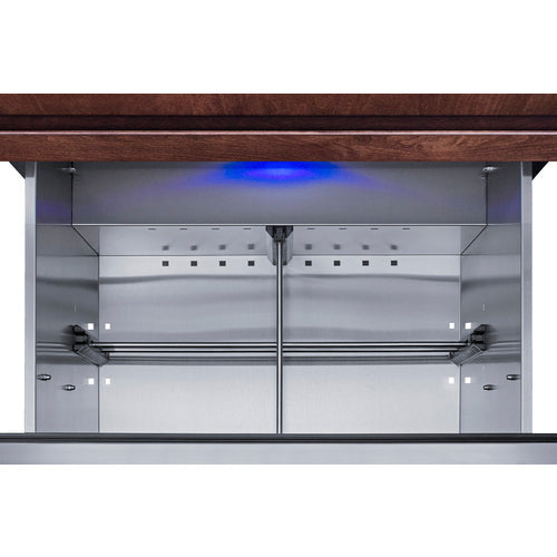Summit 27 Inch Outdoor Refrigerator with Panel Ready Drawers