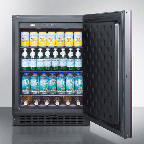 Summit 24 Inch Outdoor Refrigerator with Panel Ready Solid Door