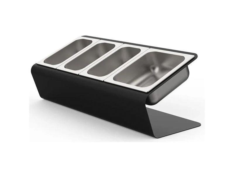 Alfa Forni Topping Station – 4 Trays with Lids