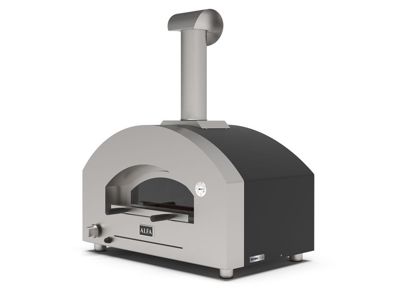 2 Pizze Gas-Fired Countertop Pizza Ovens