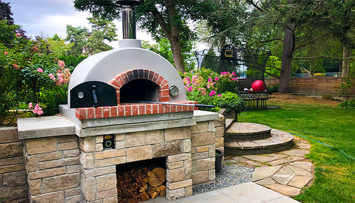 Forno Bravo 36 Inch Toscana90 Domed Hybrid Freestanding Pizza Oven