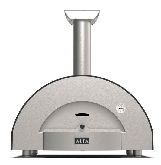 Alfa Classico 4 Pizze Gas-Fired Pizza Oven In Ardesia Grey