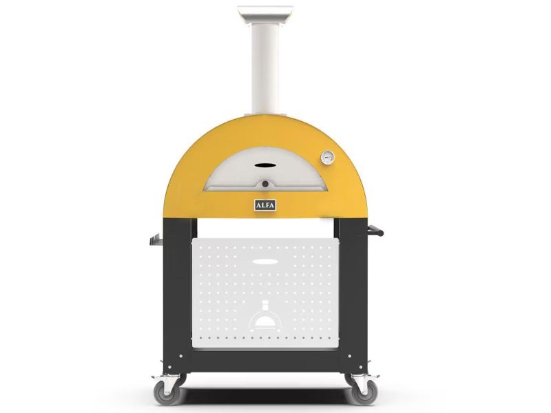 Alfa Moderno 2 Pizze Wood Fired Freestanding Pizza Oven