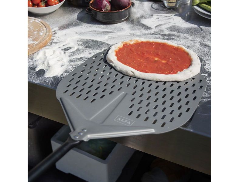 Alfa 36-Inch 4-Piece Pizza Peel Set - Black