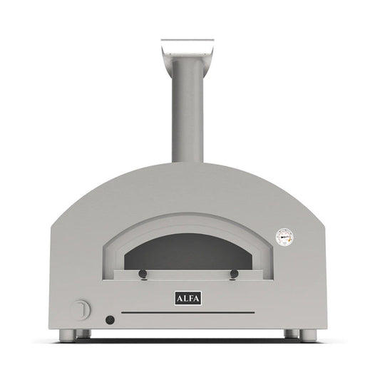 Alfa Futuro 2 Pizze Gas Pizza Oven - Silver Black