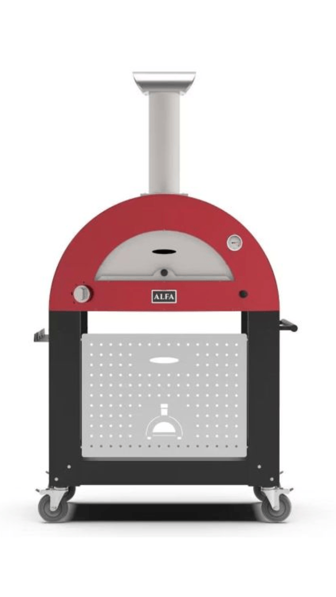 Alfa Moderno 2 Pizze Wood Fired Freestanding Pizza Oven