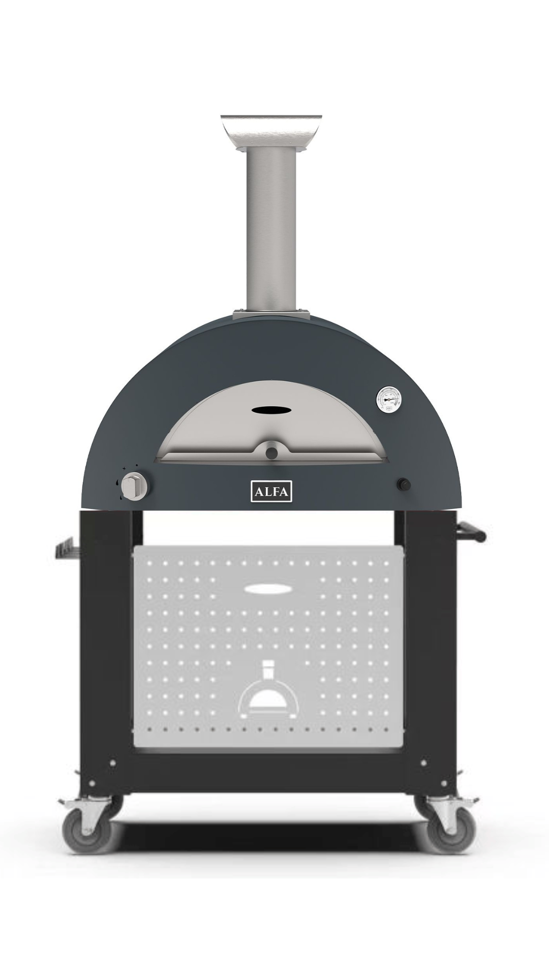 Alfa Moderno 2 Pizze Gas Fired Freestanding Pizza Oven