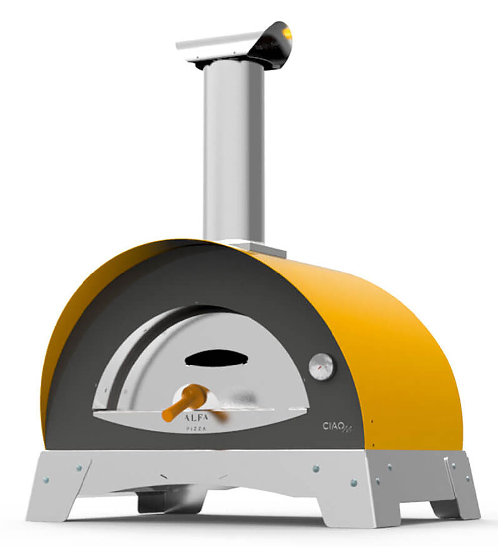 Alfa Ciao Yellow Top Wood Fired Pizza Oven