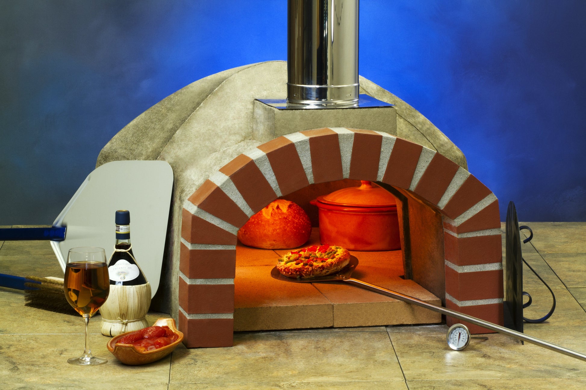 Forno Bravo 32 Inch Casa2G-80 Wood Fired Countertop Pizza Oven