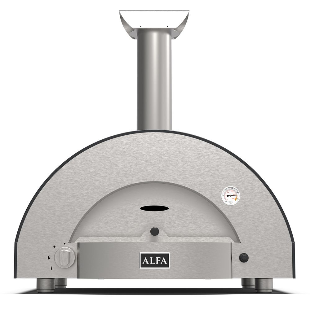 Alfa Classico 2 Pizze Gas-Fired Pizza Oven In Ardesia Grey