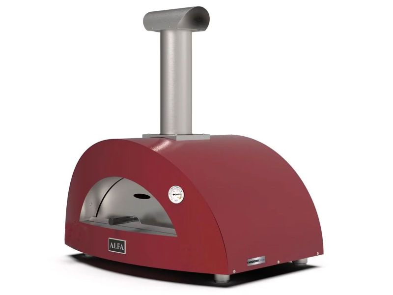 Alfa Moderno 3 Pizze Wood Fired Countertop Pizza Ovens