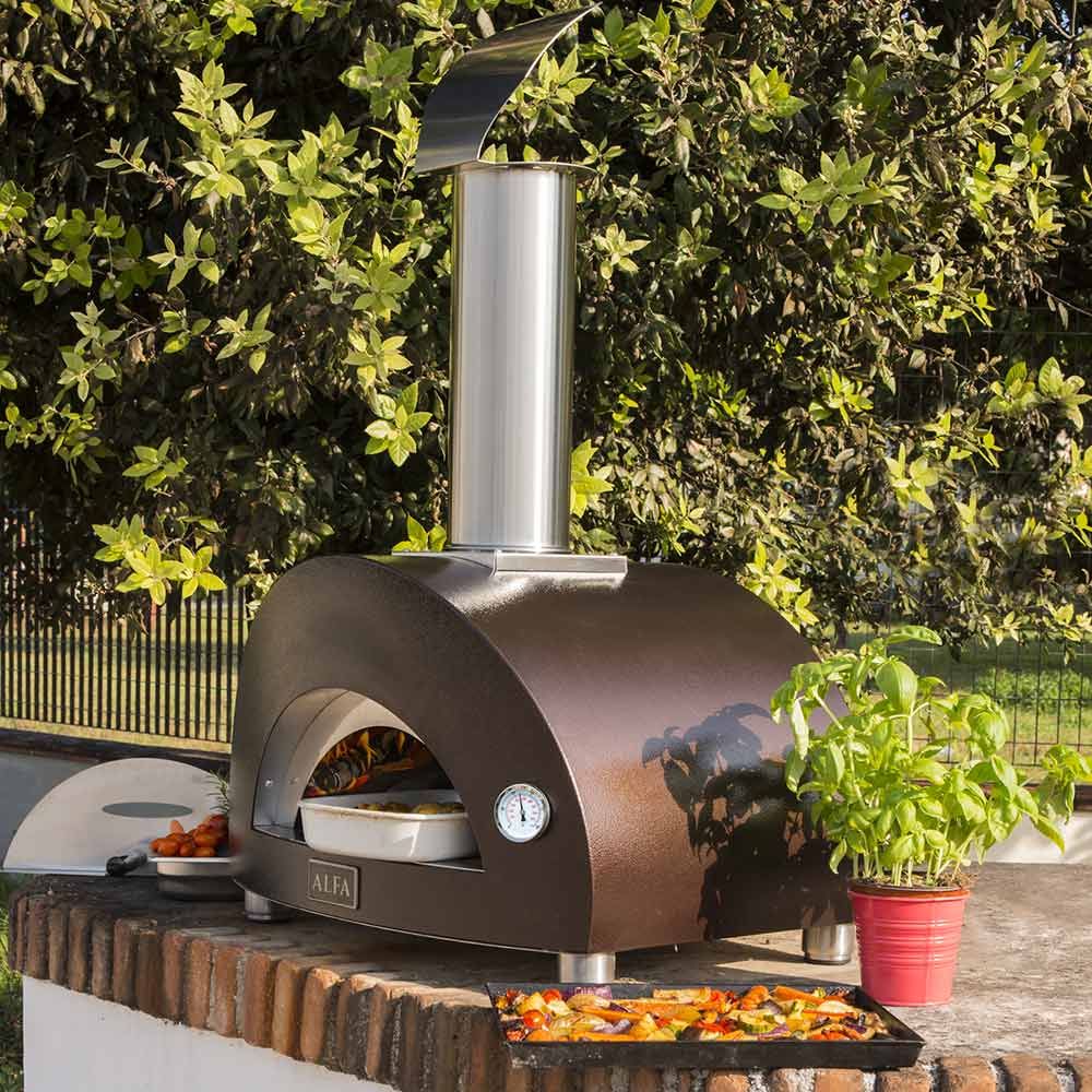 Alfa 23-Inch Nano Pizza Oven – Wood Fired Countertop Model