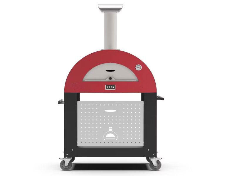 Alfa Moderno 3 Pizze Wood Fired Countertop Pizza Ovens