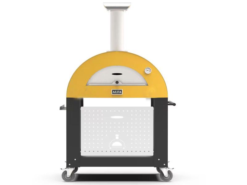 Alfa Moderno 3 Pizze Wood Fired Countertop Pizza Ovens