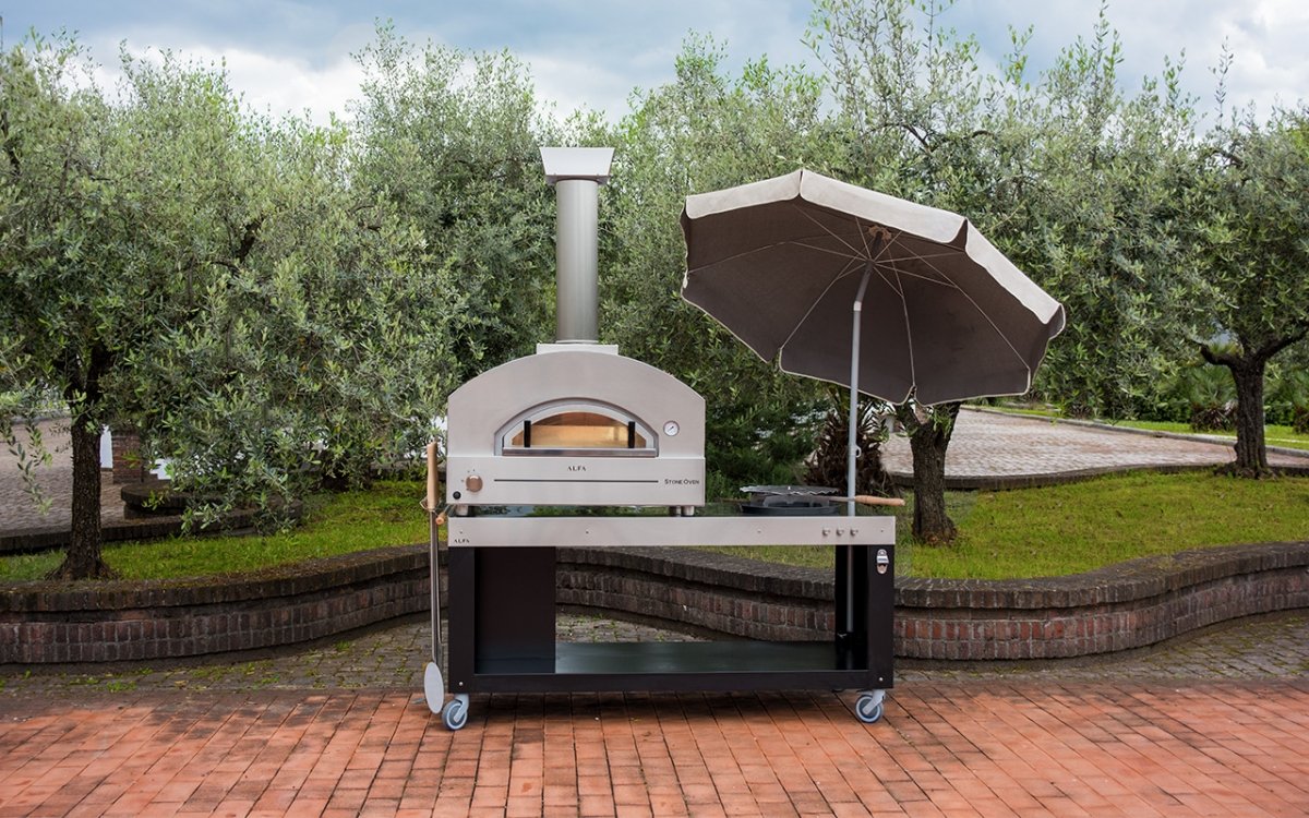 Alfa Stone 27 inch Wood & Gas Pizza Oven